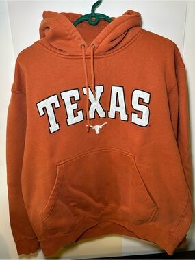 Vintage Champs Texas Longhorns Orange Pullover Hoodie Mens size Medium